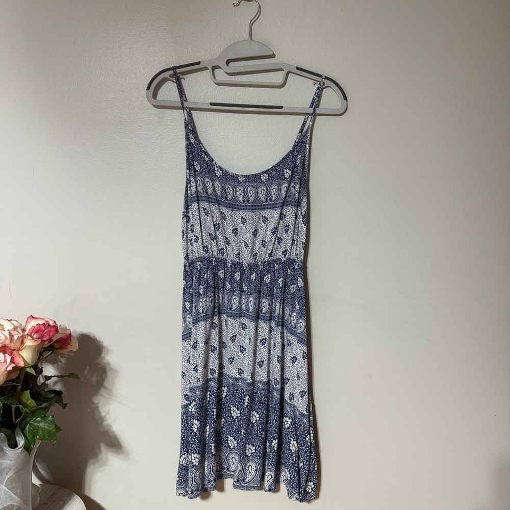 GAP Blue Sleeveless Sundress Mini